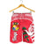 Tonga Men Shorts Rugby Style Red - Polynesian Pride