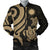 Nauru Men's Bomber Jacket - Gold Tentacle Turtle Gold - Polynesian Pride