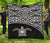 Polynesian Premium Quilt - White Turtle Curve Version - Polynesian Pride