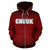 Chuuk All Over Zip up Hoodie Red Fog Style - Polynesian Pride