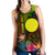 Palau Polynesian Personalised Women's Racerback Tank - Hibiscus and Banana Leaves - Polynesian Pride