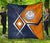 Marshall Islands Premium Quilt - Marshall Islands Flag with Polynesian Patterns - Polynesian Pride