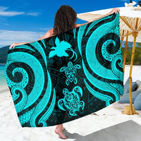 Papua New Guinea Sarong - Tentacle Turtle Turquoise SARONG ONE SIZE TURQUOISE - Polynesian Pride
