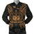 Samoa Polynesian Men's Bomber Jacket Map Gold Gold - Polynesian Pride
