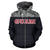 Guam All Over Zip up Hoodie Polynesian Black Version - Polynesian Pride