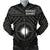 Marshall Men's Bomber Jacket - Marshall Seal With Polynesian Tattoo Style ( Black) Black - Polynesian Pride