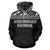 American Samoa All Over Hoodie Polynesian Black Version - Polynesian Pride