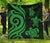 New Caledonia Premium Quilt - Green Tentacle Turtle Green - Polynesian Pride