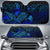 Fiji Auto Sun Shades Turtle Hibiscus Blue Auto Sun Shade Universal Fit Blue - Polynesian Pride