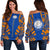 Marshall Islands Women's Off Shoulder Sweater - Polynesian Tattoo Flag White - Polynesian Pride