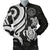 Palau Men's Bomber Jacket - White Tentacle Turtle White - Polynesian Pride