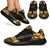 Gambier Islands Sport Sneakers - Polynesian Tattoo Gold Black - Polynesian Pride