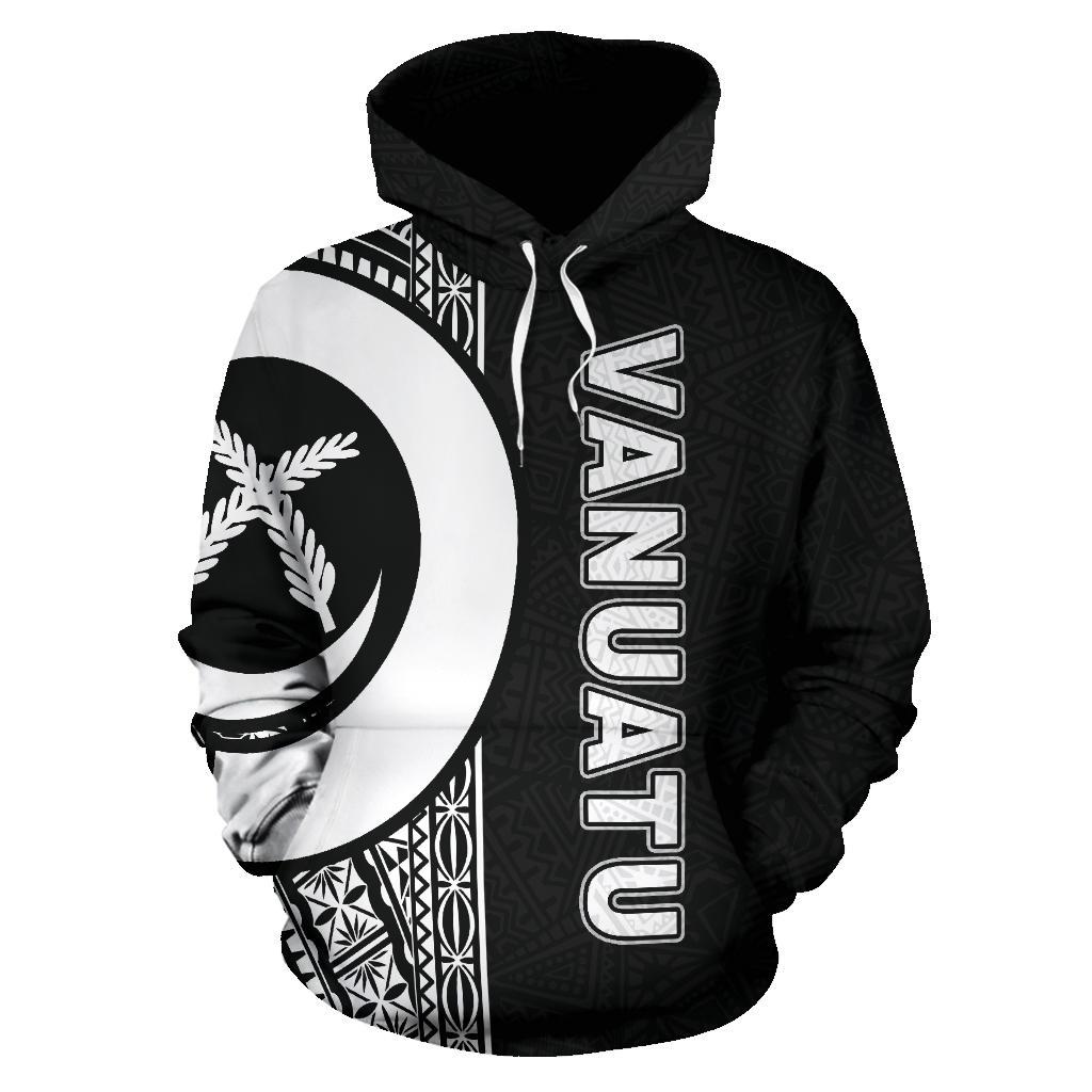 Vanuatu Polynesian Hoodie White Line - Polynesian Pride