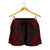 Norfolk Island Women's Shorts - Polynesian Chief Red Version Women Red - Polynesian Pride