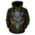 Polynesian Kamapuaa Flag of Hawaii Zip Hoodie Yellow Hawaiian Mythology Style - Polynesian Pride