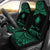 Marshall Islands Polynesian Custom Personalised Car Seat Covers - Pride Green Version Universal Fit Green - Polynesian Pride