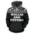 Wallis and Futuna All Over Hoodie Polynesian Black Version - Polynesian Pride