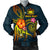 Polynesian Hawaii Personalised Men's Bomber Jacket - Legend of Samoa (Blue) Blue - Polynesian Pride