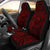 Federated States of Micronesia Car Seat Cover - Federated States of Micronesia Coat Of Arms Polynesian Red Black Universal Fit Red - Polynesian Pride