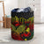 Kosrae Laundry Basket - Polynesian Turtle Hibiscus Reggae Laundry Basket One Size Reggae - Polynesian Pride