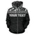 Poly All Over Zip up Custom Hoodie Polynesian Black - Polynesian Pride