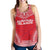 Austral Islands Women's Racerback Tank - Polynesian Chief Flag Version Red - Polynesian Pride