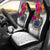 Samoa Car Seat Covers Polynesian Hibiscus White Pattern Universal Fit White - Polynesian Pride