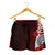 American Samoa Polynesian Women's Shorts - Coat Of Arm With Hibiscus - Polynesian Pride