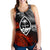 Guam Polynesian Personalised Women's Racerback Tank - Vintage Polynesian - Polynesian Pride