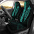 Hawaii Kakau Makau Fish Hook Polynesian Car Seat Covers - Turquoise - Polynesian Pride