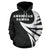 American Samoa Polynesian Hoodie Warrior Style - Polynesian Pride