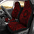 Samoa Car Seat Cover - Samoa Coat Of Arms Polynesian Red Black Universal Fit Red - Polynesian Pride