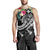 Polynesian Hawaii Kanaka Maoli Men's Tank Top - Summer Plumeria (Black) - Polynesian Pride