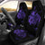 Hawaii Turtle Hibiscus Poly Purple Car Seat Covers - Polynesian Pride