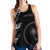 Chuuk Pattern Women's Racerback Tank - Black Style - FSM - Polynesian Pride