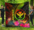 Polynesian Hawaii Kanaka Maoli Polynesian Premium Quilt - Hibiscus and Banana Leaves - Polynesian Pride