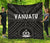 Vanuatu Premium Quilt - Vanuatu Seal With Polynesian Tattoo Style - Polynesian Pride