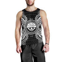 Federated States Of Micronesian Men Tank Top Map Black Black - Polynesian Pride