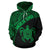 American Samoa Hoodie American Samoa Seal In Turtle Polynesian Tattoo Green - Polynesian Pride