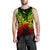 New Caledonia Polynesian Men Tank Top Map Reggae Reggae - Polynesian Pride