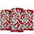 New Zealand Maori Tribal Ornament Bandana - Red Red One Size - Polynesian Pride