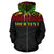 Northern Mariana Islands Polynesian All Over Custom Zip up Hoodie Reggae Horizontal Style - Polynesian Pride