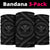 Hawaiian Kanaka Maoli Grey Bandana 3 - Pack - Polynesian Pride