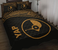 Yap Quilt Bed Set - Yap Flag Curve Version - Polynesian Pride