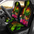 Federated States of Micronesia Polynesian Car Seat Covers - Hibiscus and Banana Leaves Universal Fit Reggae - Polynesian Pride