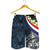 Polynesian Hawaii Men's Shorts - Hawaii Seal With Plumeria Style - Polynesian Pride