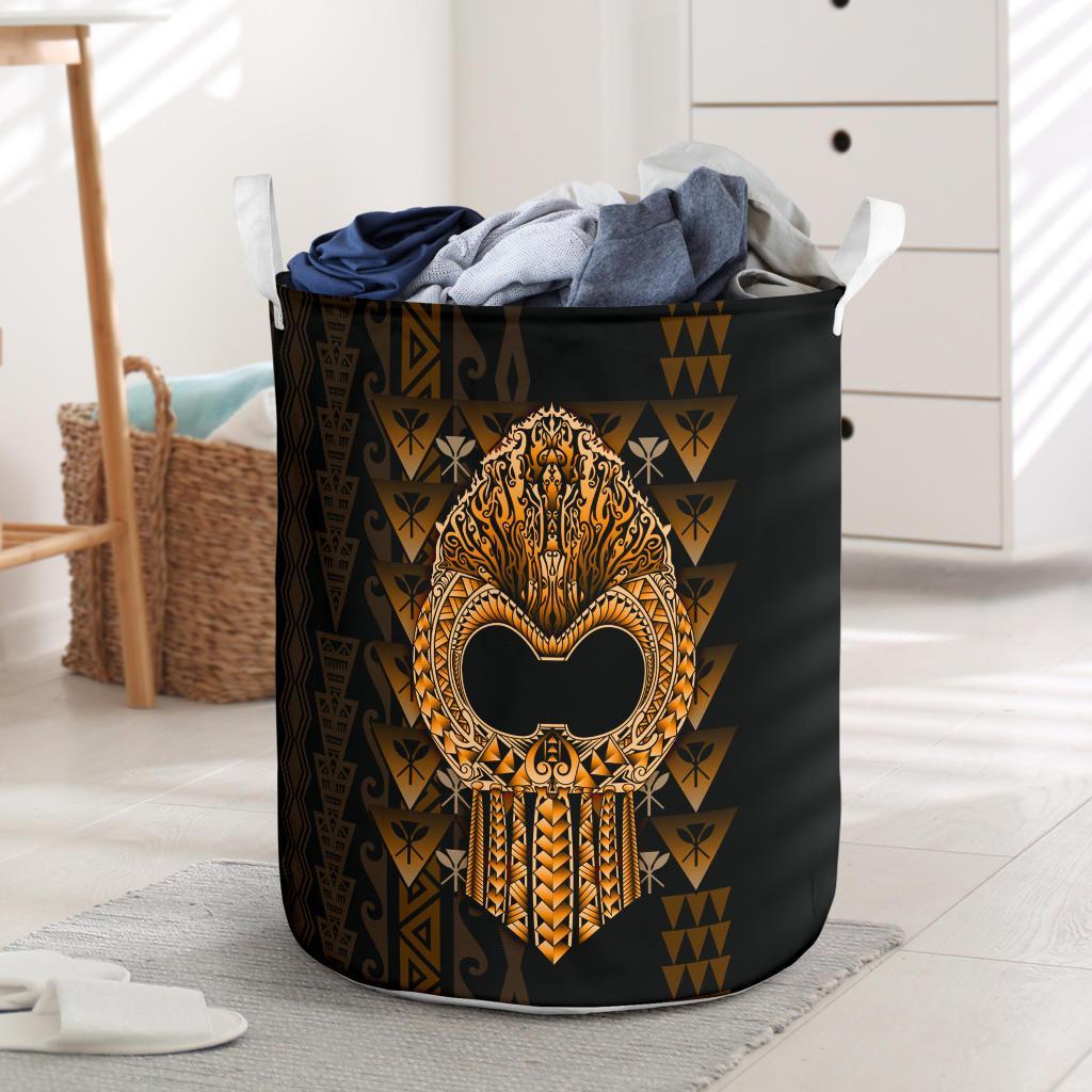 Hawaii Polynesian Laundry Basket - Ikaika Hawaiian One Style One Size Black - Polynesian Pride