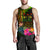 Fiji Polynesian Personalised Men's Tank Top - Hibiscus and Banana Leaves - Polynesian Pride