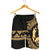 Tonga Polynesian All Over Print Men's Short - Gold Version Gold - Black - Polynesian Pride