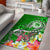 FSM Area Rug - Turtle Plumeria (Green) Green - Polynesian Pride